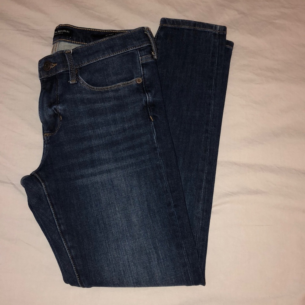 Banana Republic dark skinny jeans